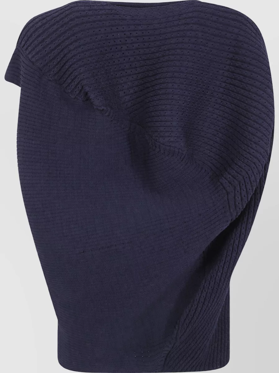 Issey Miyake found stone knitted top