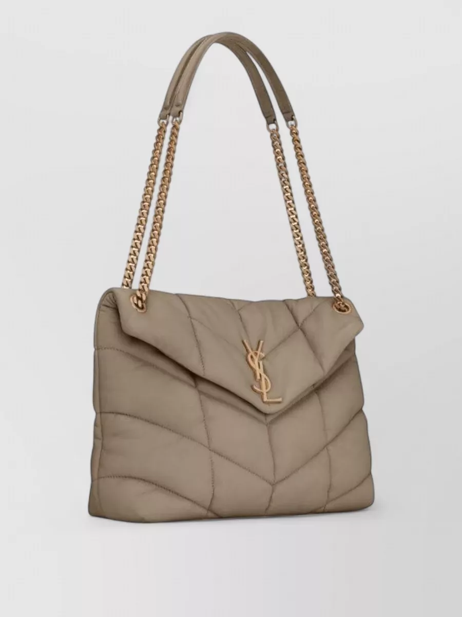 Saint Laurent Loulou Medium Leather Shoulder Bag