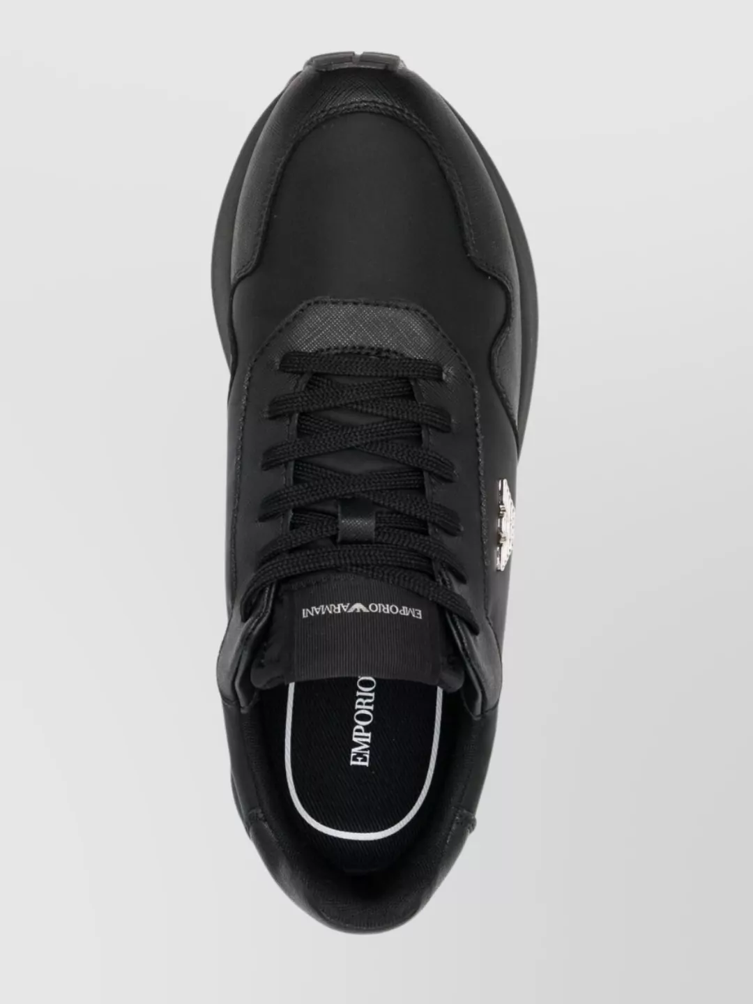 Emporio Armani Chunky Sole Round Toe Sneakers