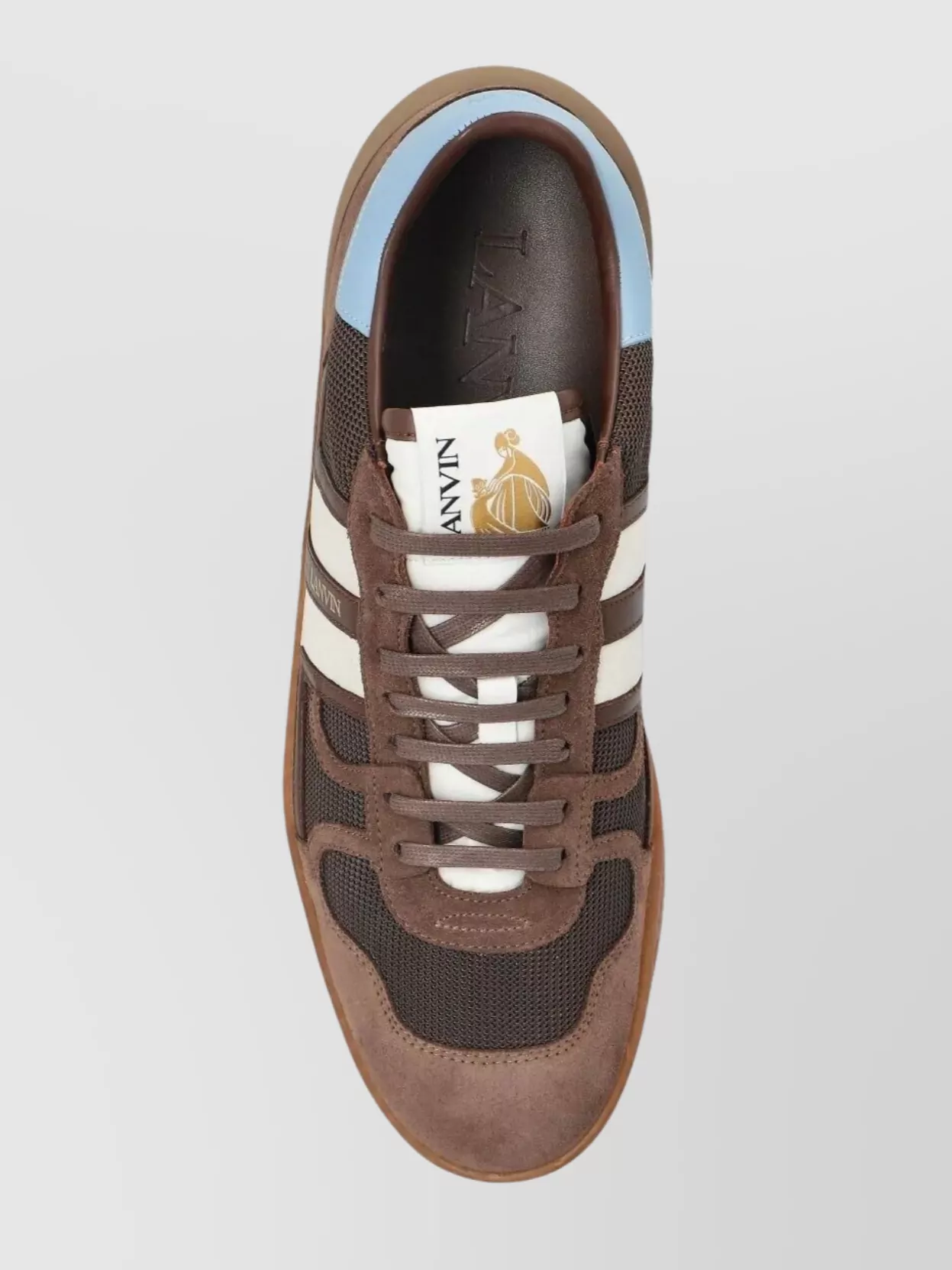 Lanvin "Clay" Sneakers Panelled Translucid Sole
