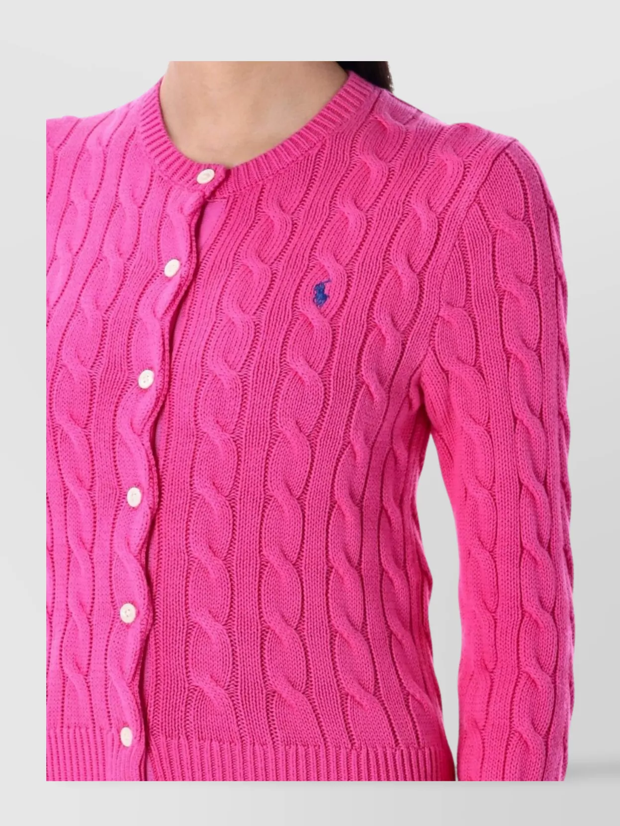 Polo Ralph Lauren Cable Knit Crewneck Cardigan