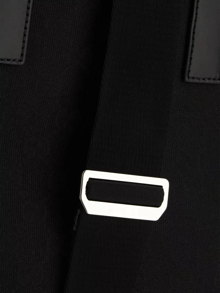 Gucci Embroidered Canvas Shoulder Bag