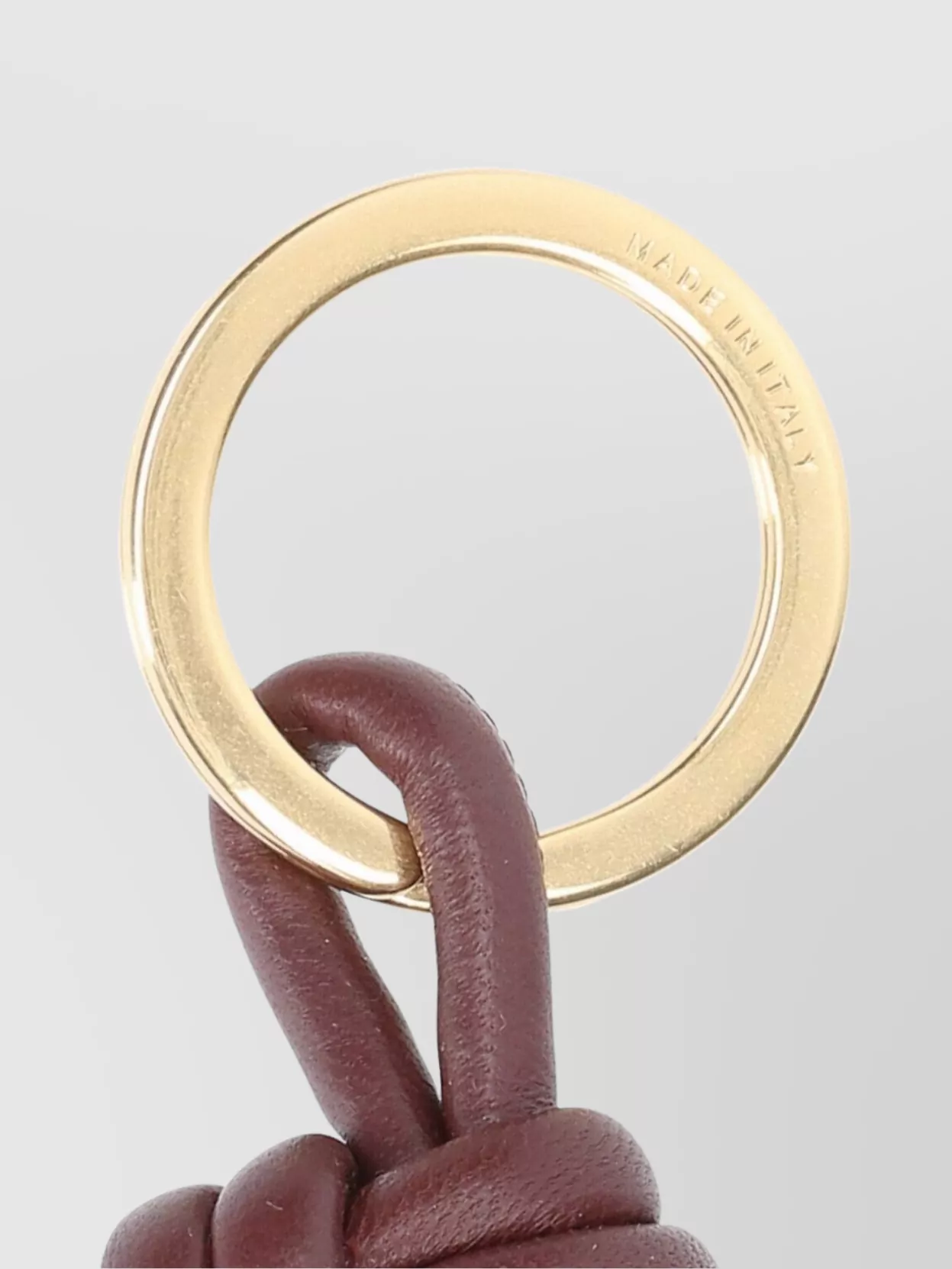 Bottega Veneta Key Holder With Knot And Triangle Detail