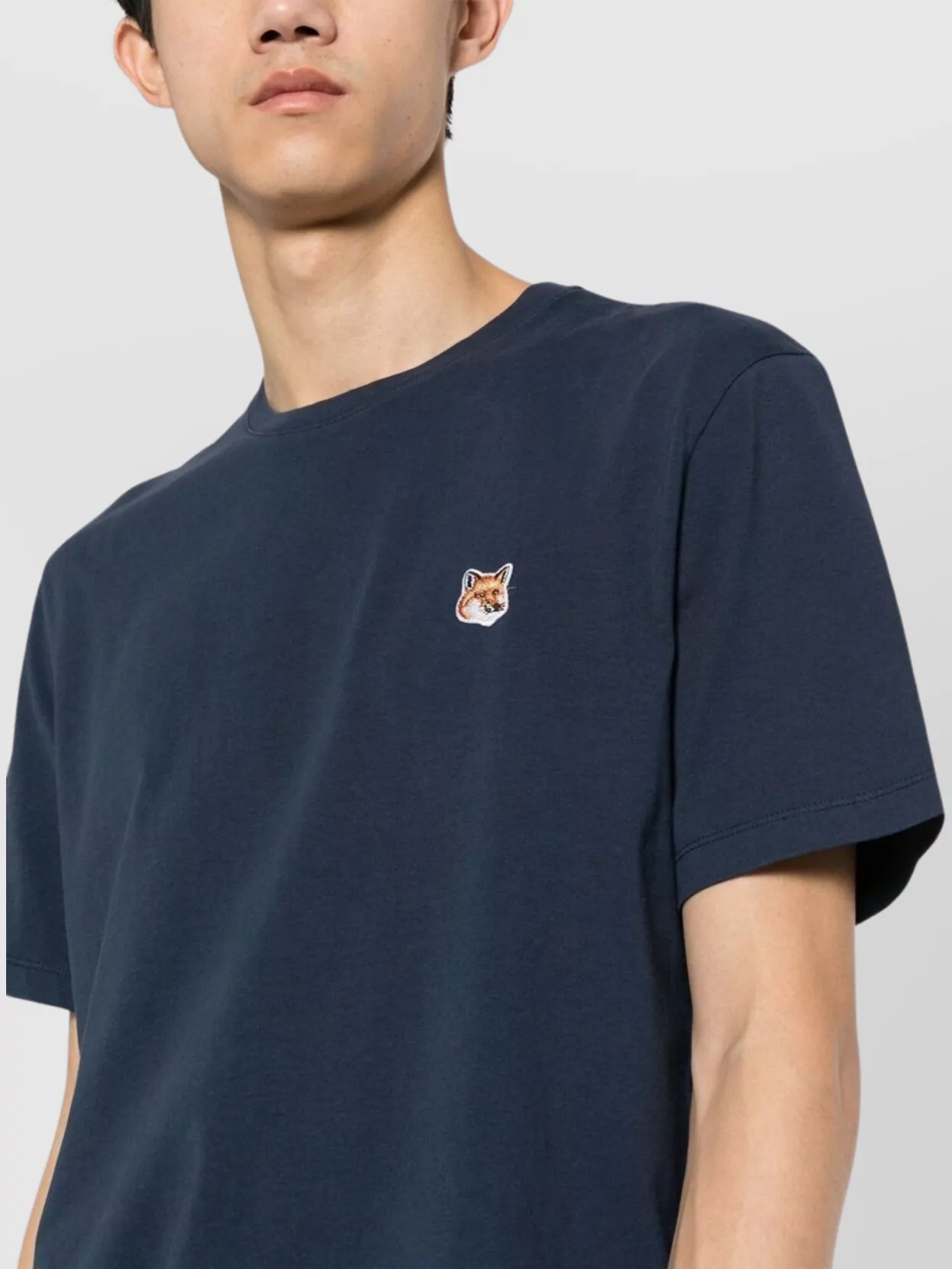 Maison Kitsuné Fox Head Patch T-Shirt