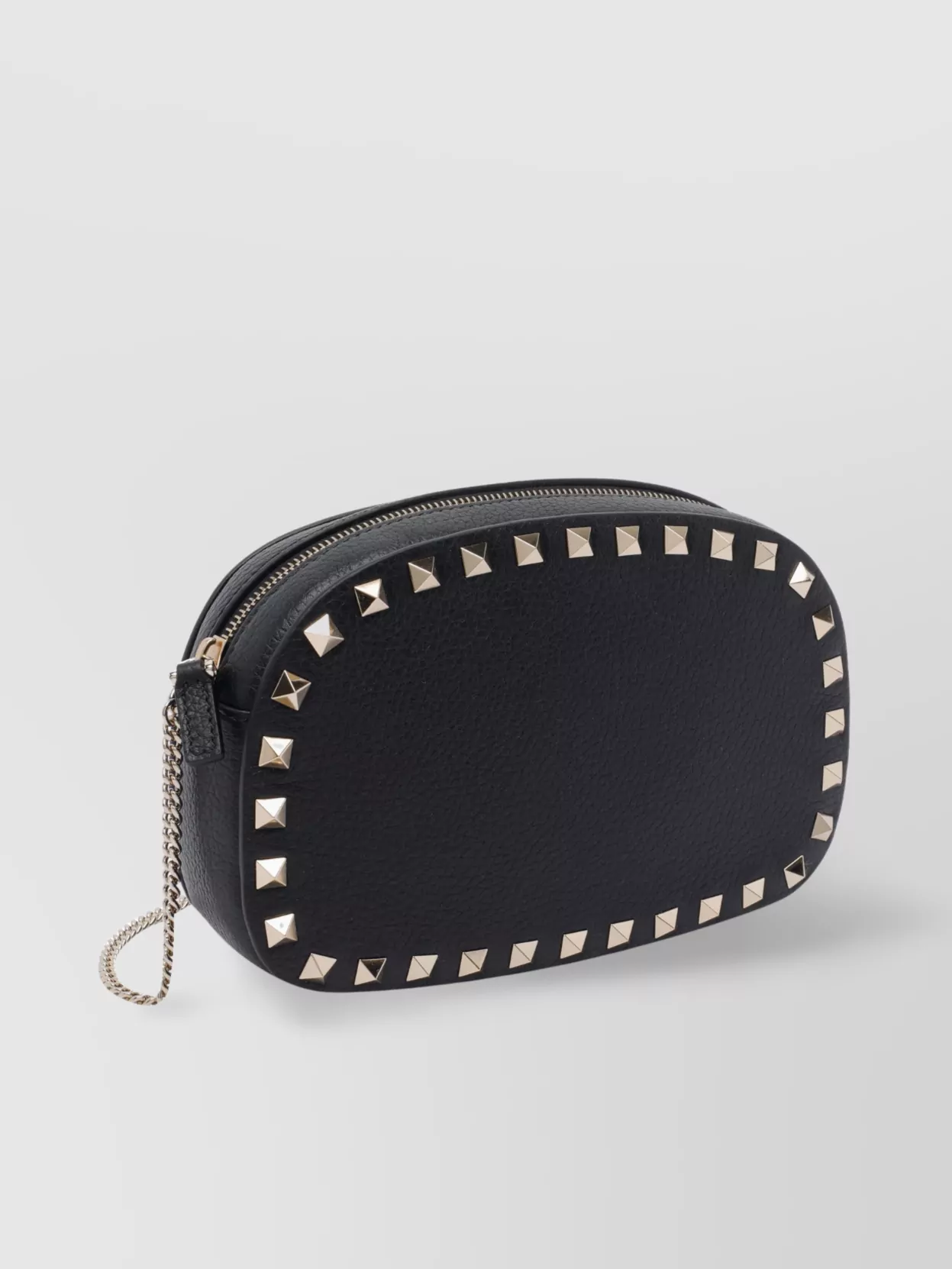 Valentino Garavani Leather Cross-Body Bag Studded Chain