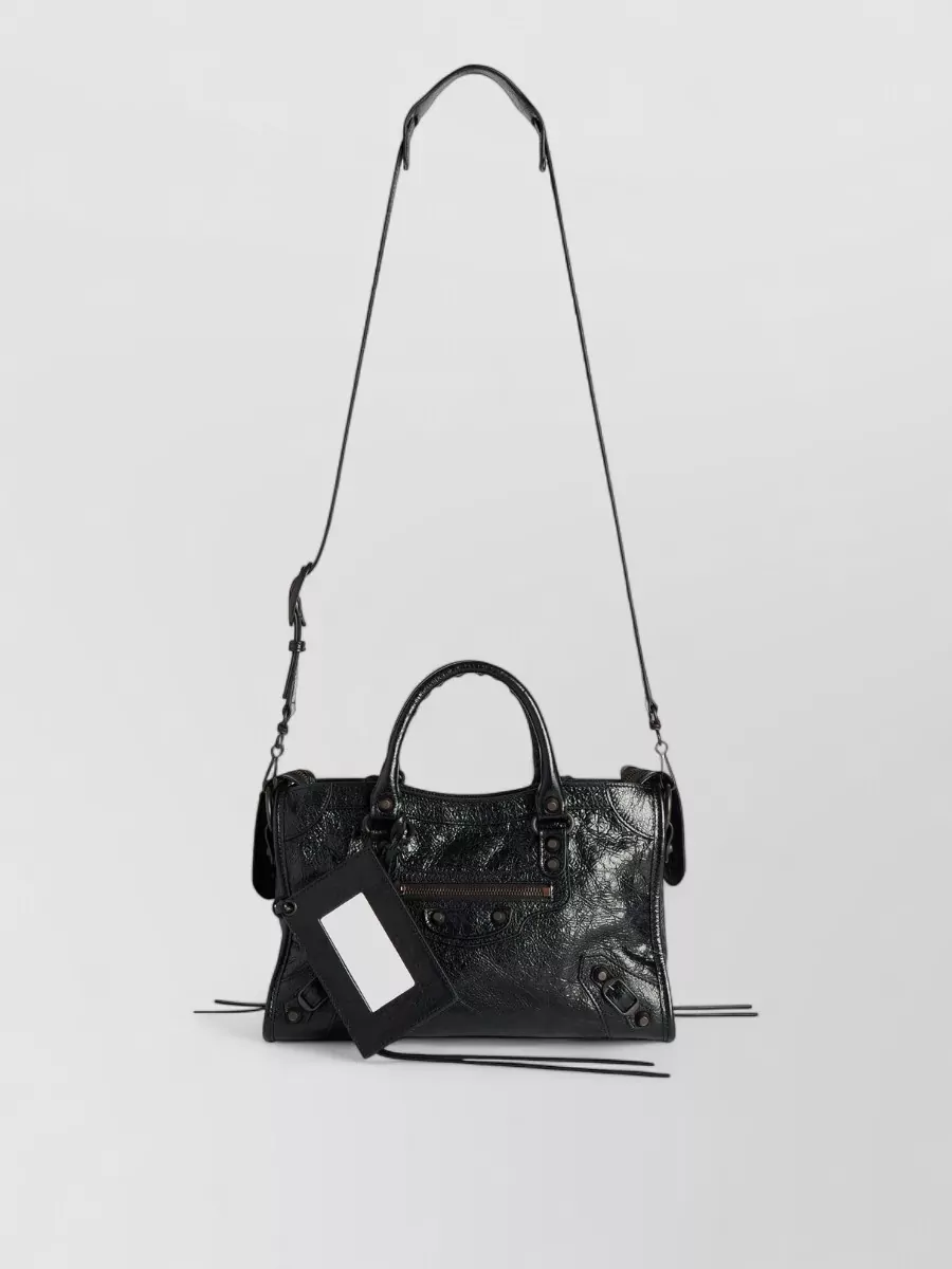 Balenciaga Le City Small Leather Shoulder Bag