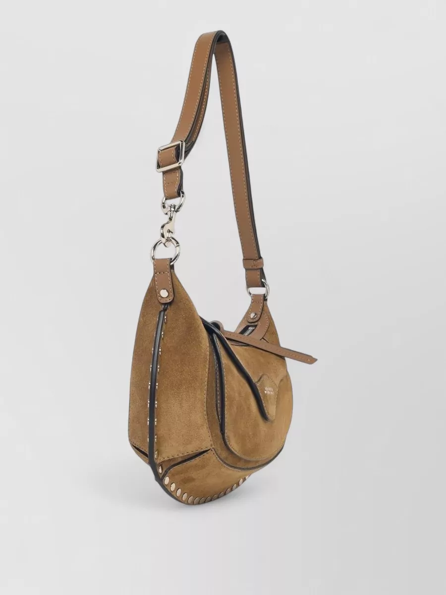 Isabel Marant Oskan Moon Suede Shoulder Bag