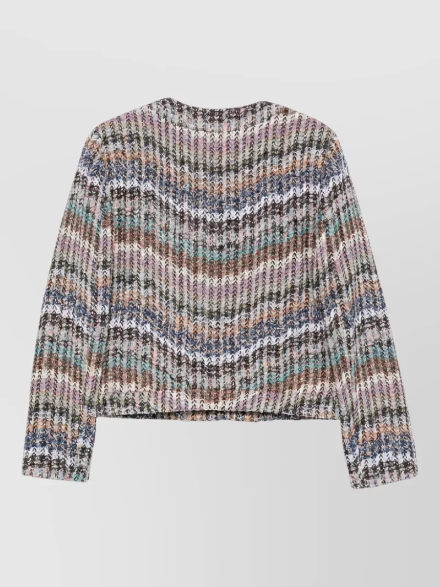 Missoni Metallic Knit Buttoned Cardigan