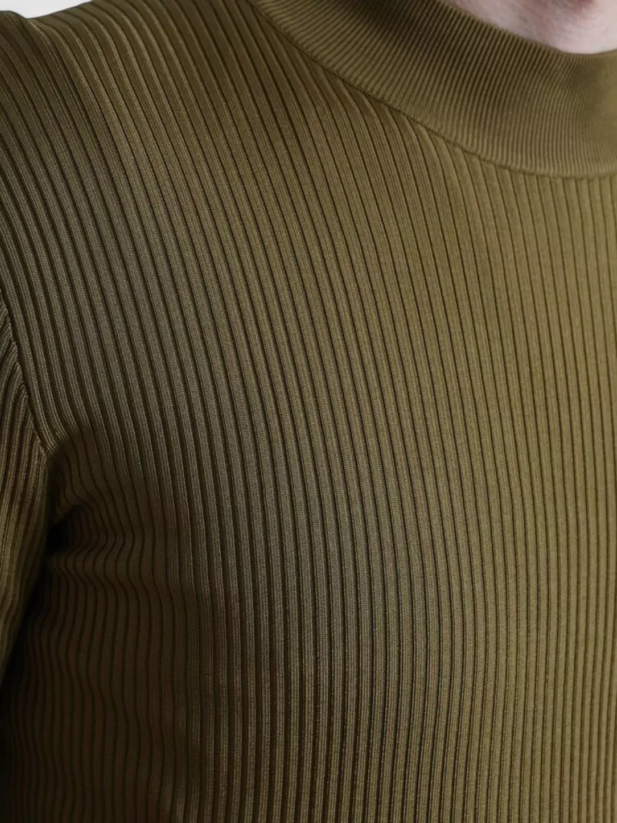 Dolce&Gabbana Viscose Ribbed Slim-Fit Crewneck Sweater
