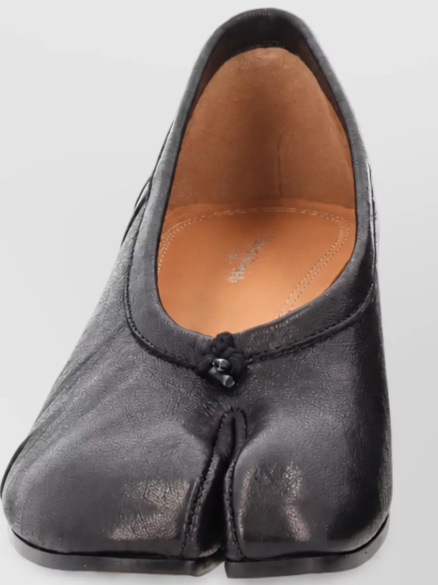 Maison Margiela leather ballerina shoes
