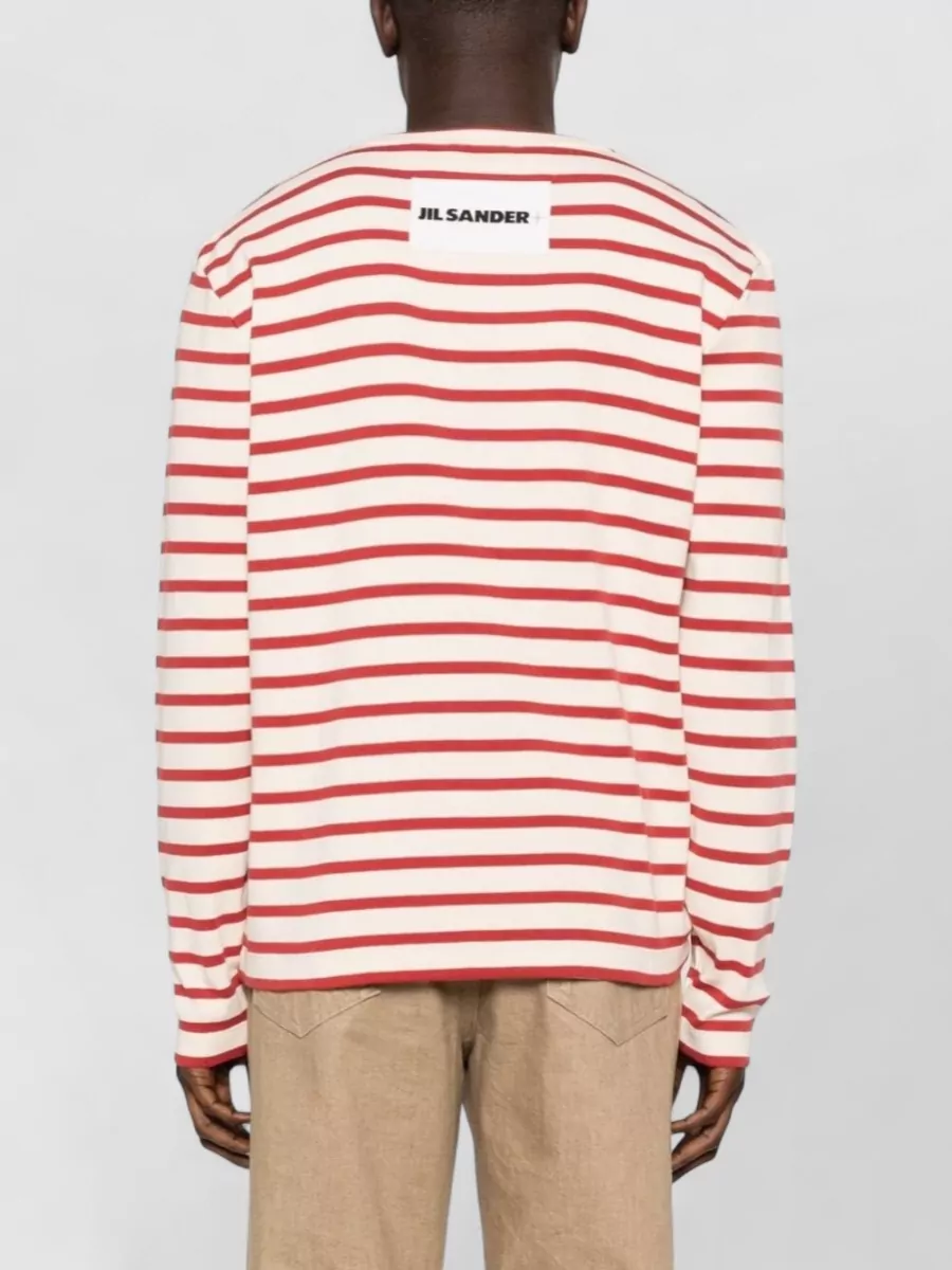 Jil Sander Striped Long-Sleeve T-Shirt