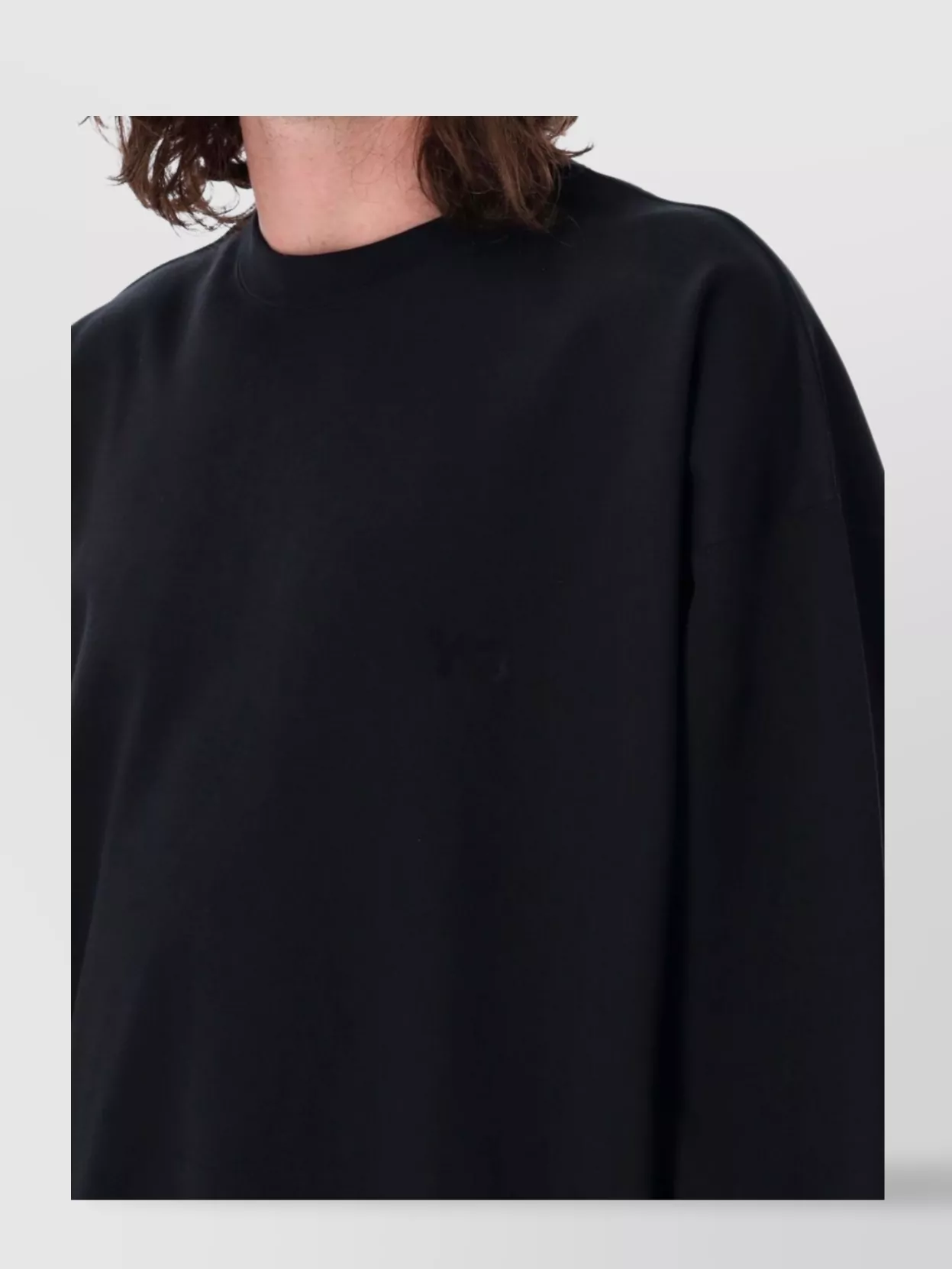 Y-3 Ribbed Crewneck Sweater With Long Sleeves