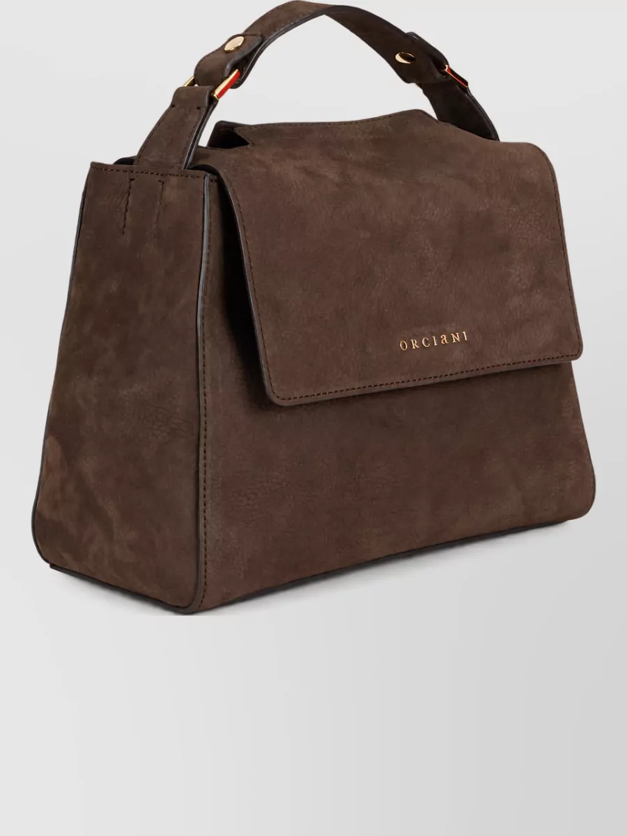 Orciani Leather Shoulder Bag