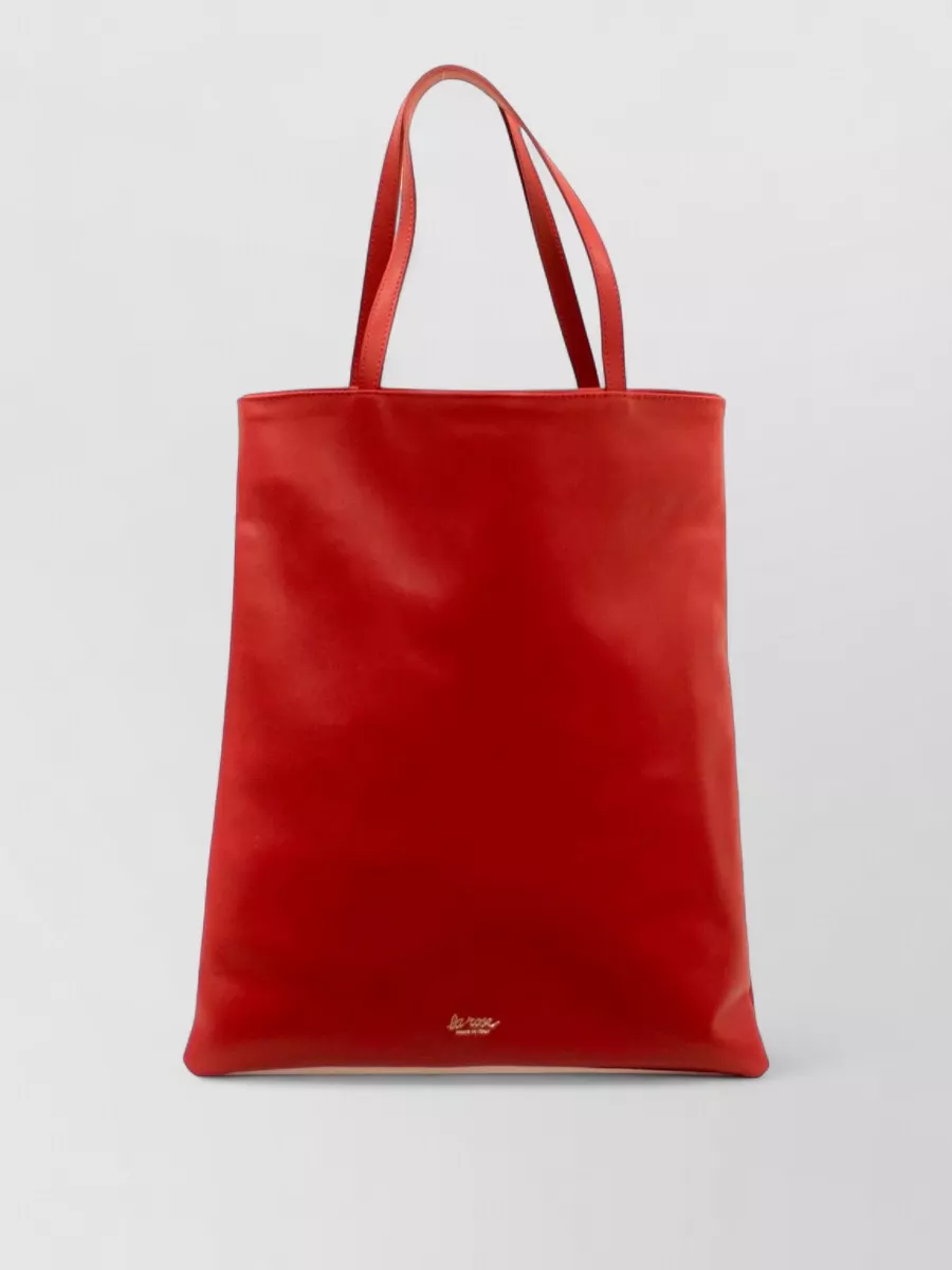 La Rose leather tote bag