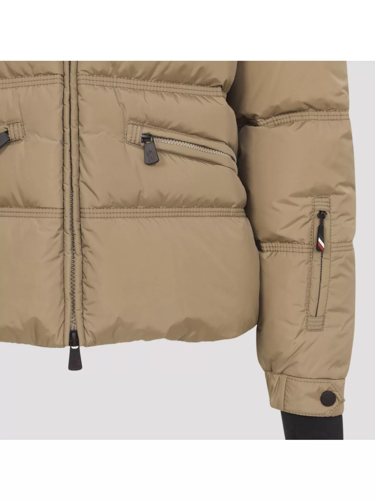 Moncler Grenoble High Collar Quilted Jacket Pockets