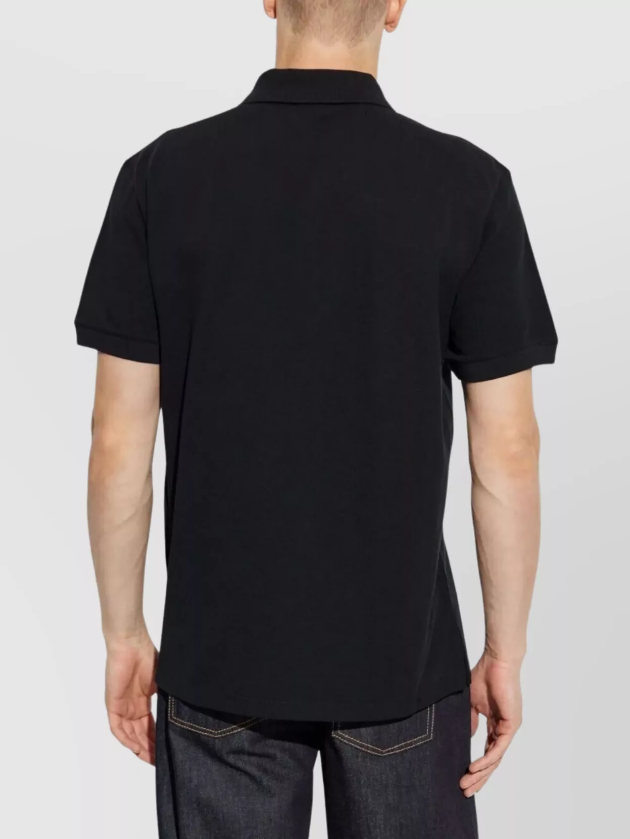 Alexander Mcqueen Embroidered Logo Cotton Piqué Polo