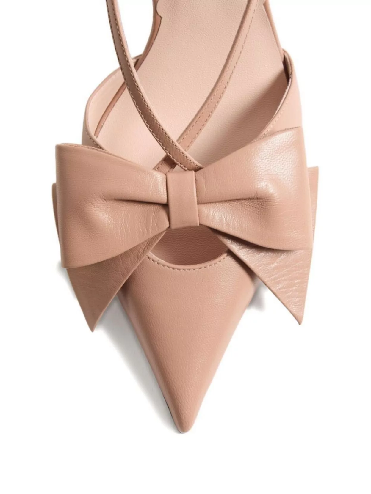 Valentino Garavani Stylish Mid Heel Sandals With Bow Detail