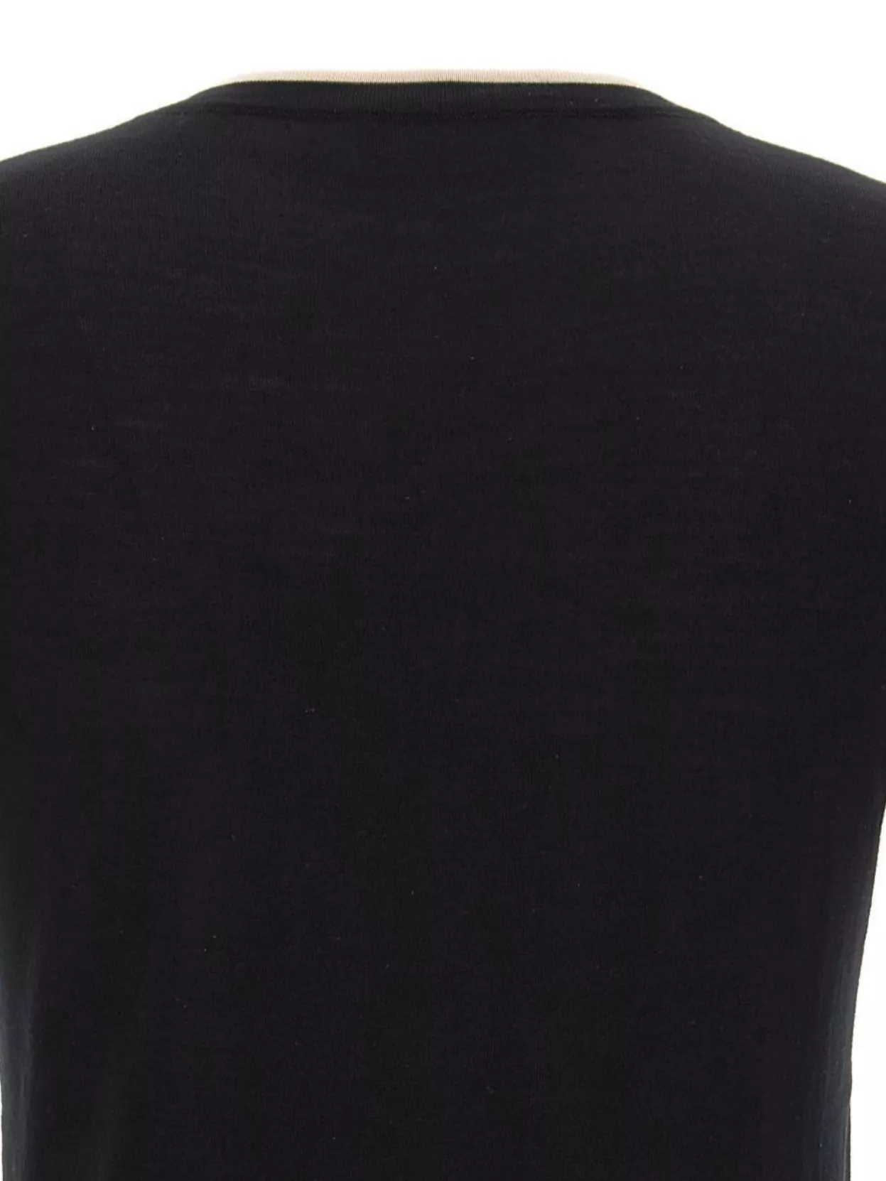 's Max Mara 'egidio' Crew Neck Knitwear T-shirt In Black