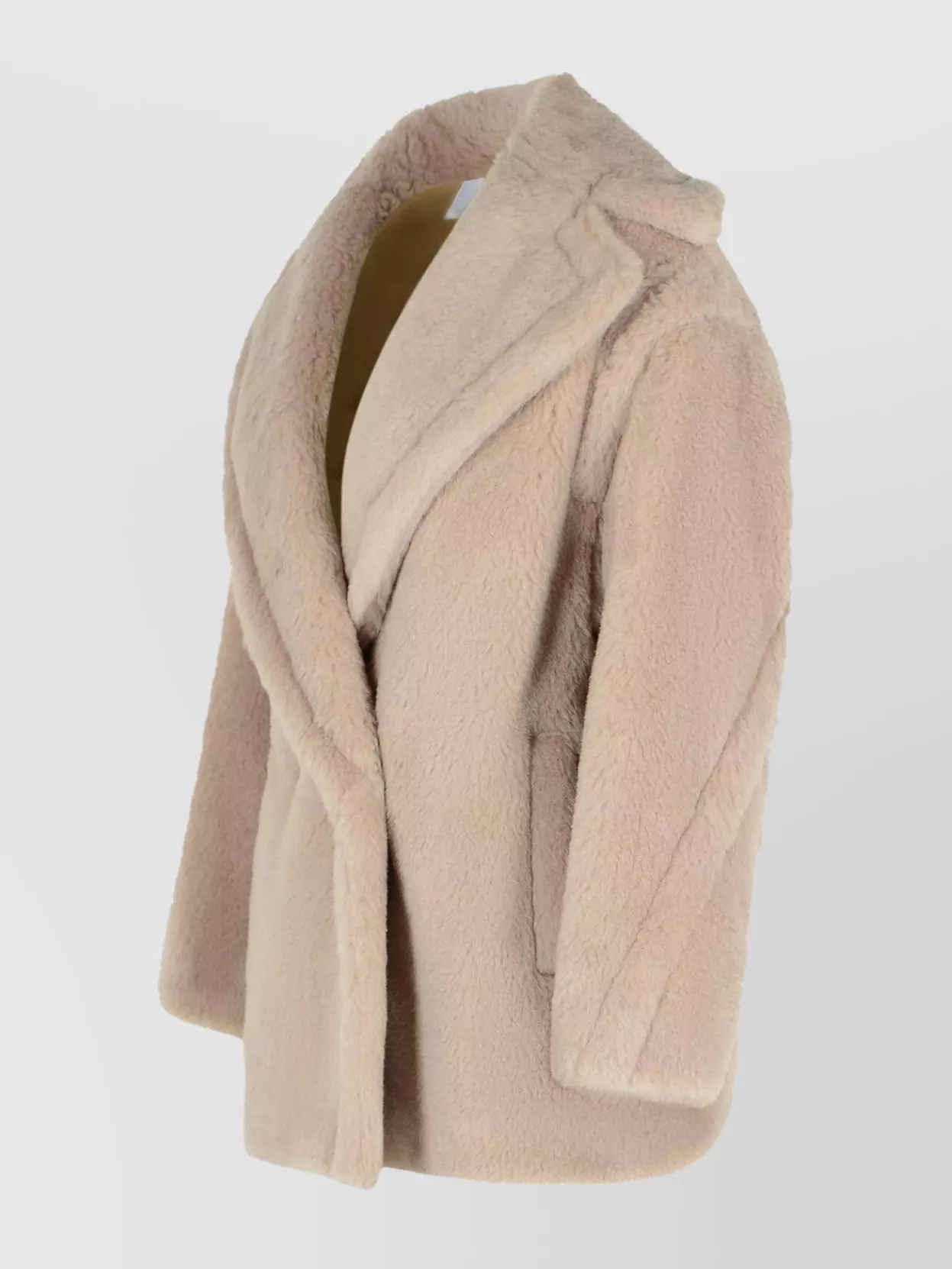 Max Mara Double-Breasted Wool Jacket Notched Lapels