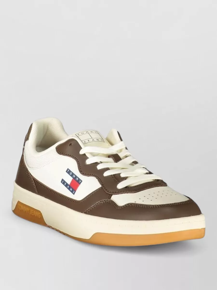 Tommy Hilfiger Leather Low-Top Sneakers