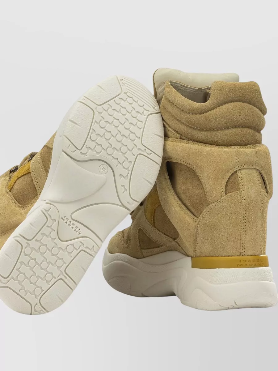 Isabel Marant Leather High-Top Sneakers