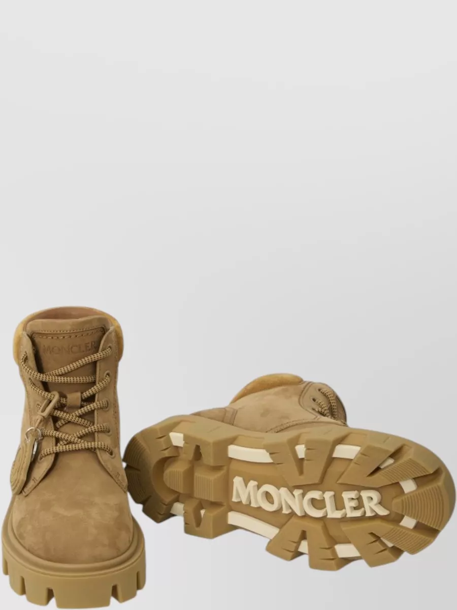Moncler Leather Ankle Boots