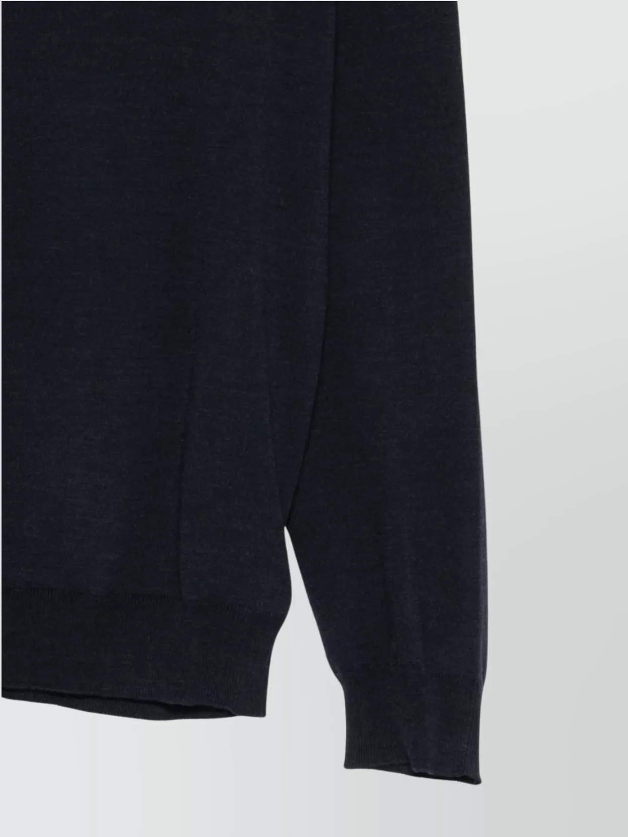 Zanone Long Sleeve Crew Neck Knit Sweater