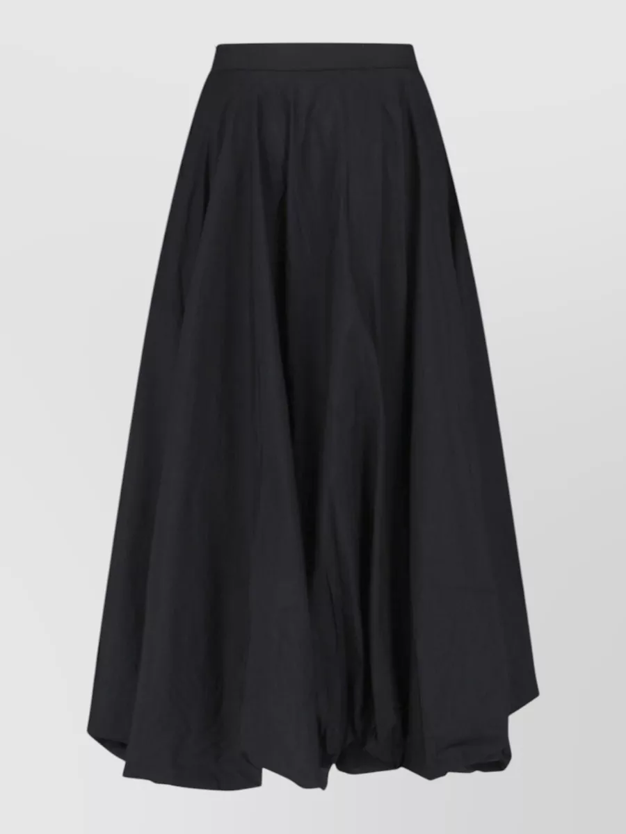 Y-3 Crinkled Balloon Midi Skirt