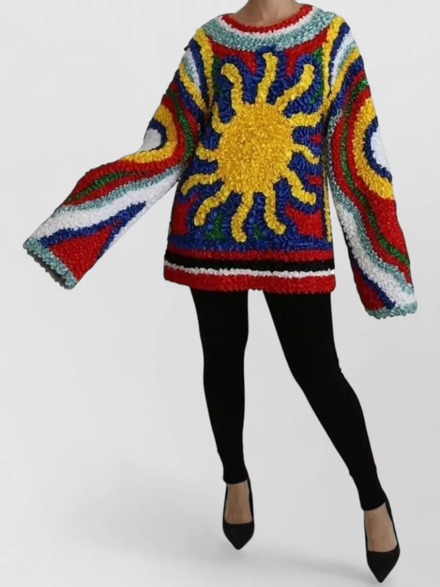 Dolce&Gabbana Ruffled oversized sweatshirt