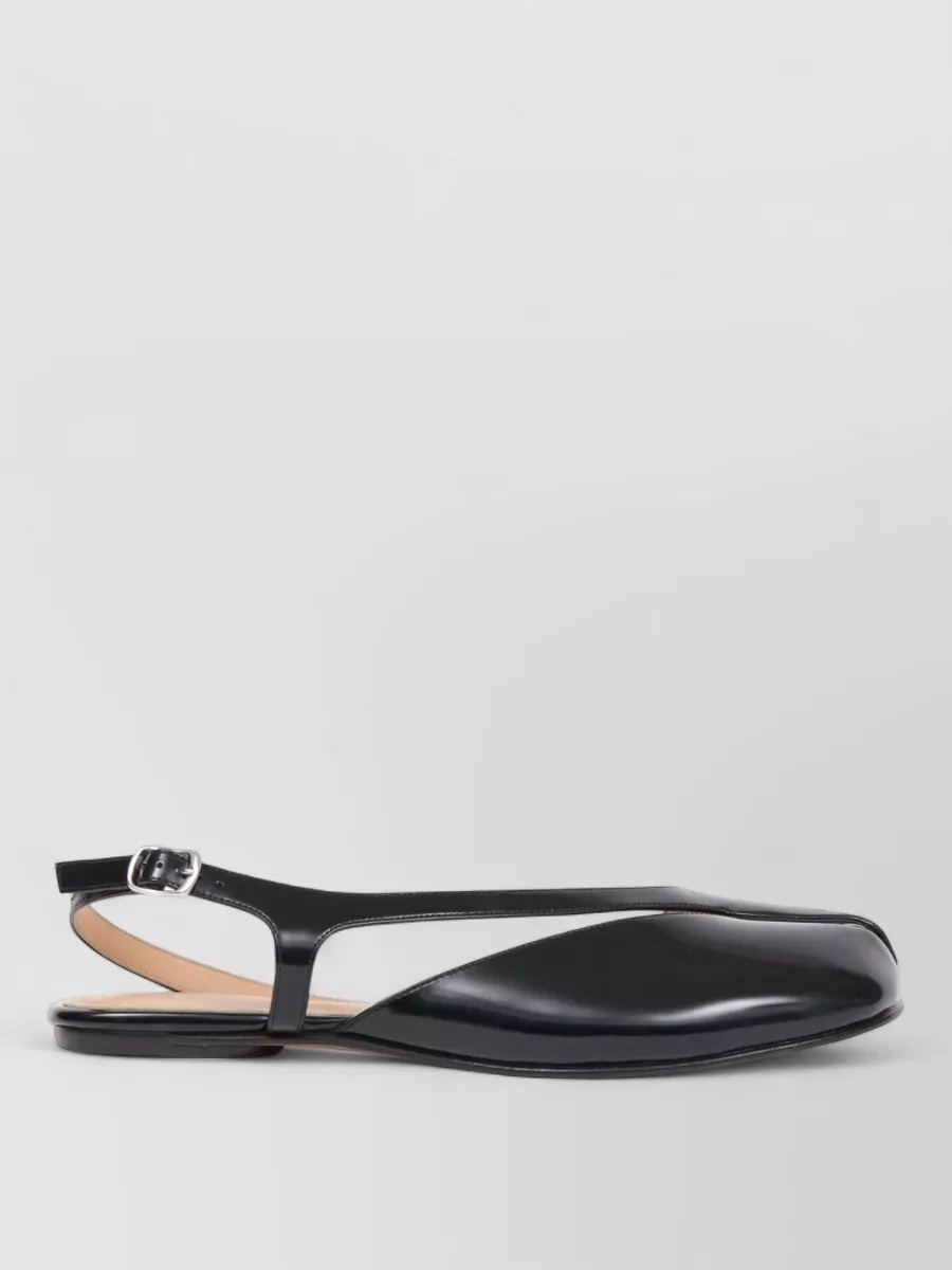Maison Margiela Leather Tabi Slingback Sandals