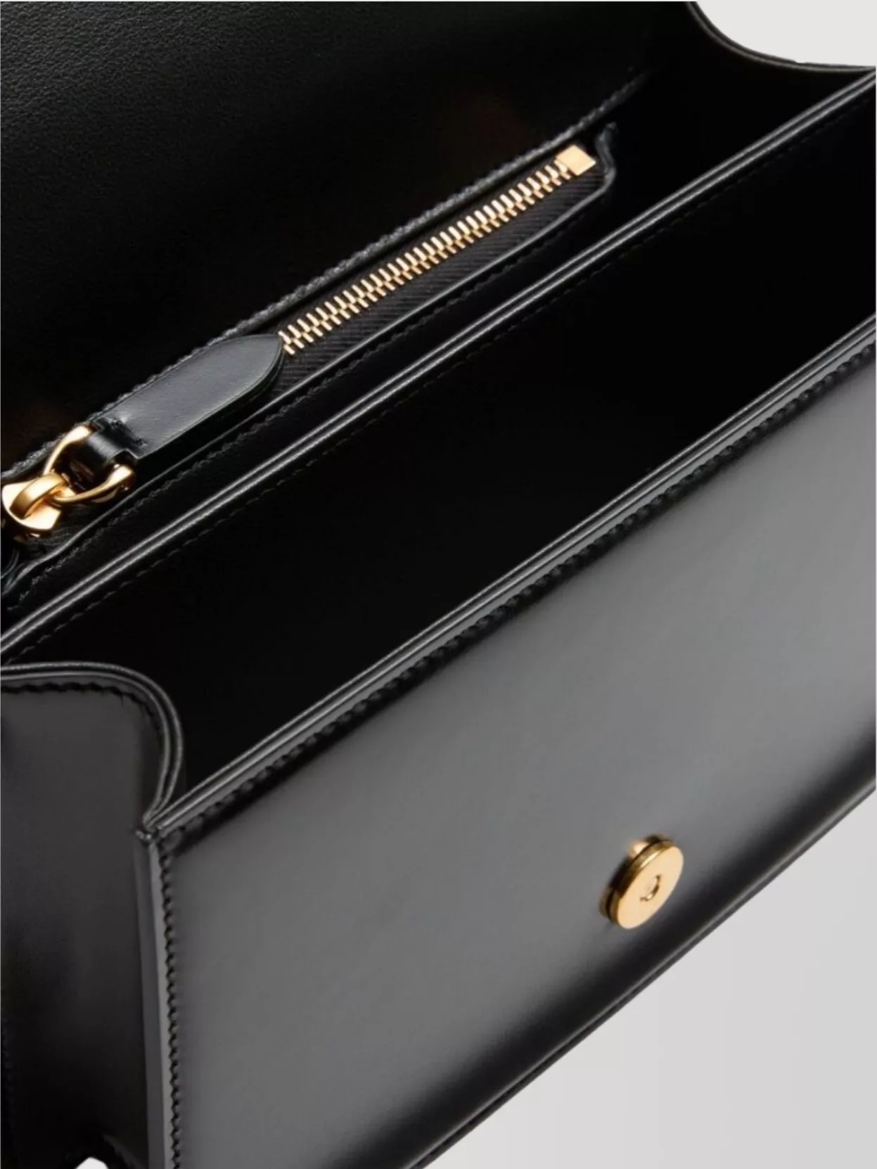 Valentino Small Leather Shoulder Bag With Adjustable Chain-link Strap