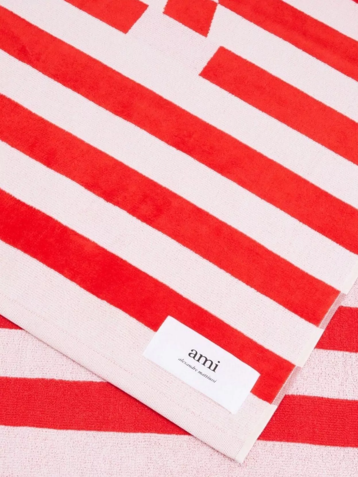 Ami Paris Heart Friend Beach Towel