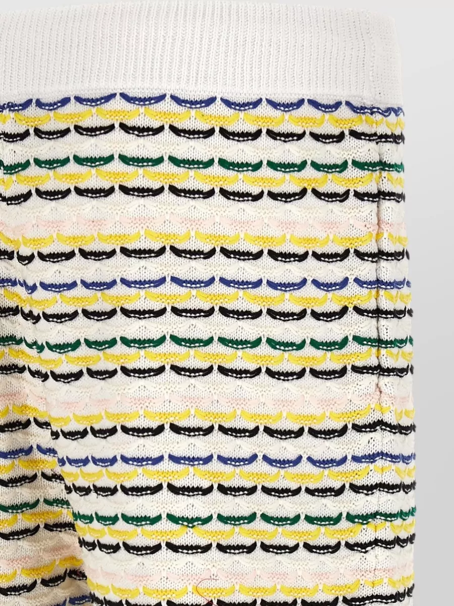 Casablanca Cotton Knit Bermuda Shorts