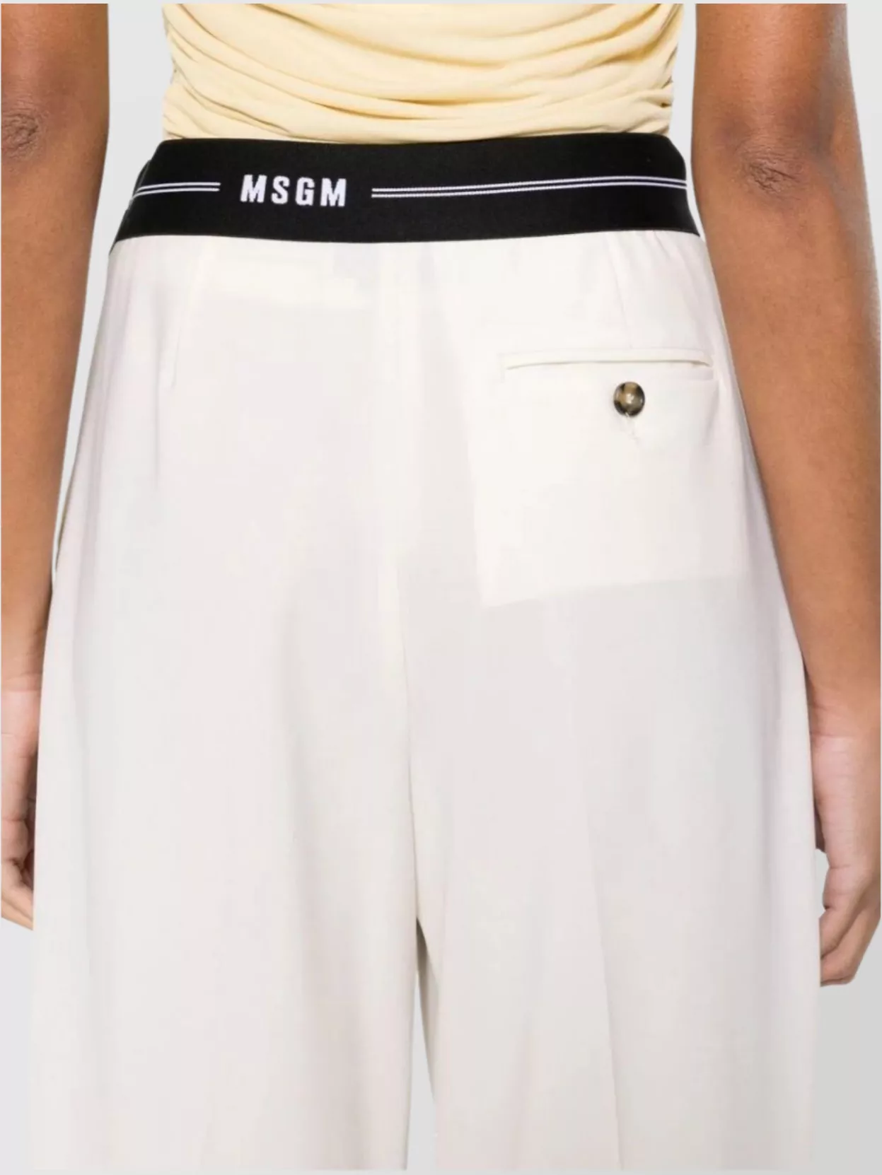 Msgm Sophisticated Wide Leg Trousers