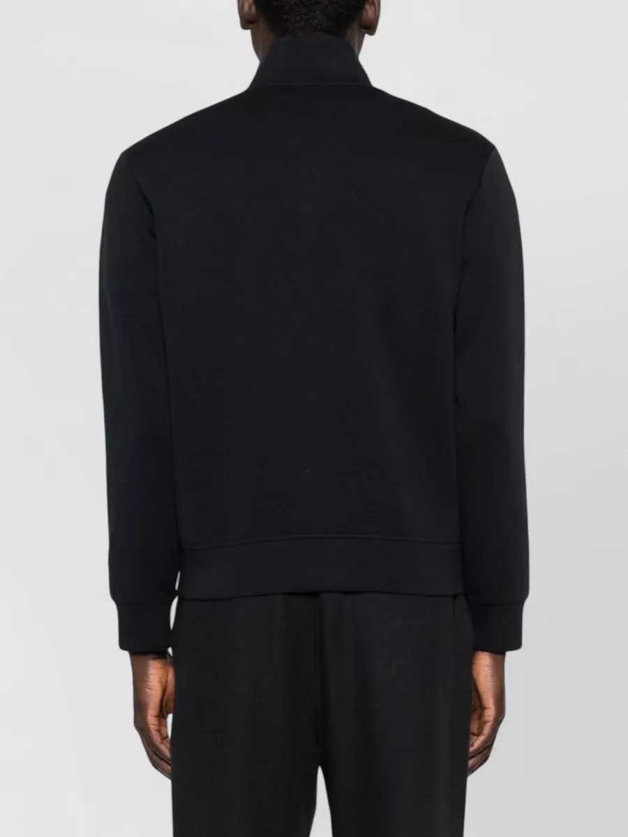 Emporio Armani Logo Zip-Up Sweatshirt