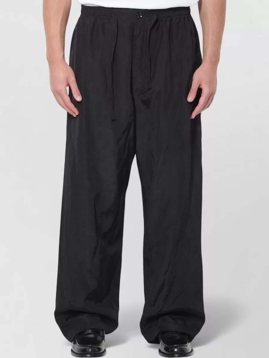 Lemaire Linen Wide-Leg Trousers