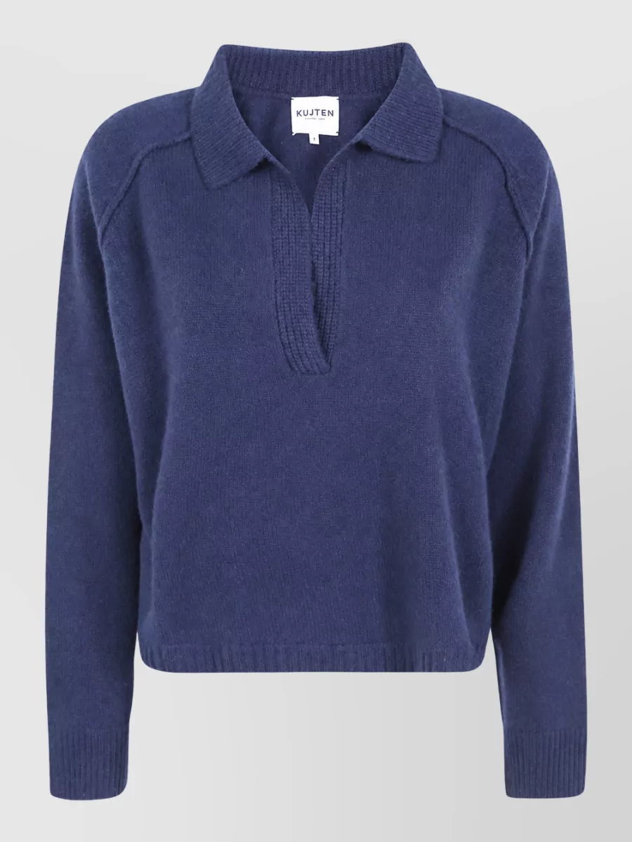 Kujten cashmere polo neck jumper