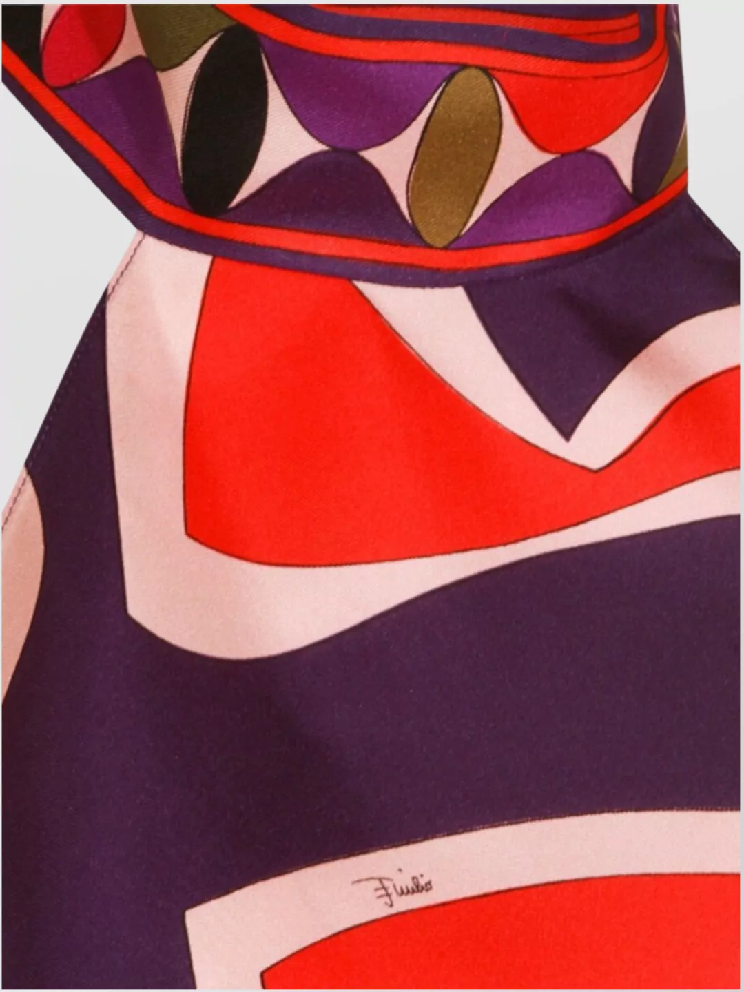Pucci Halterneck Backless Top Tie Detail