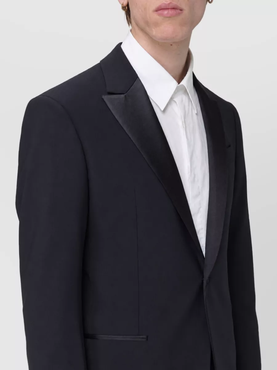 Giorgio Armani Wool Single Breasted Coat