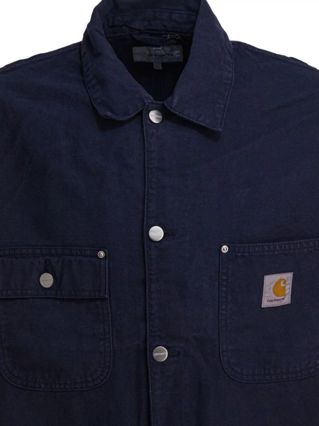 Carhartt "walter Chore" Jacket With Chest Pockets In Blue