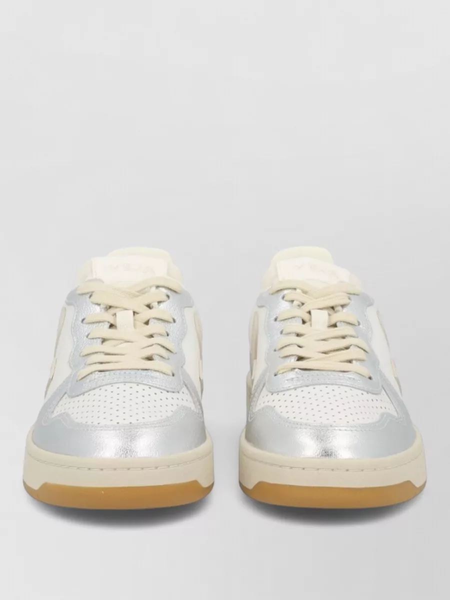 Veja Stylish Sneakers With Rubber Sole And Perforations