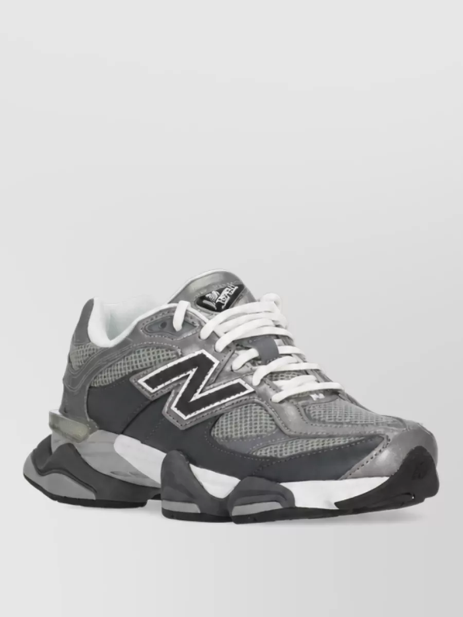 New Balance synthetic leather low-top sneakers