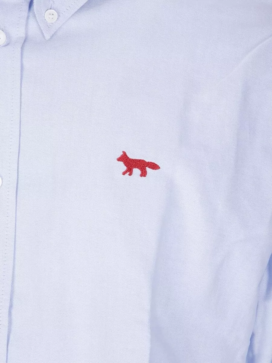 Maison Kitsuné Cotton Long-Sleeve Regular-Fit Shirt