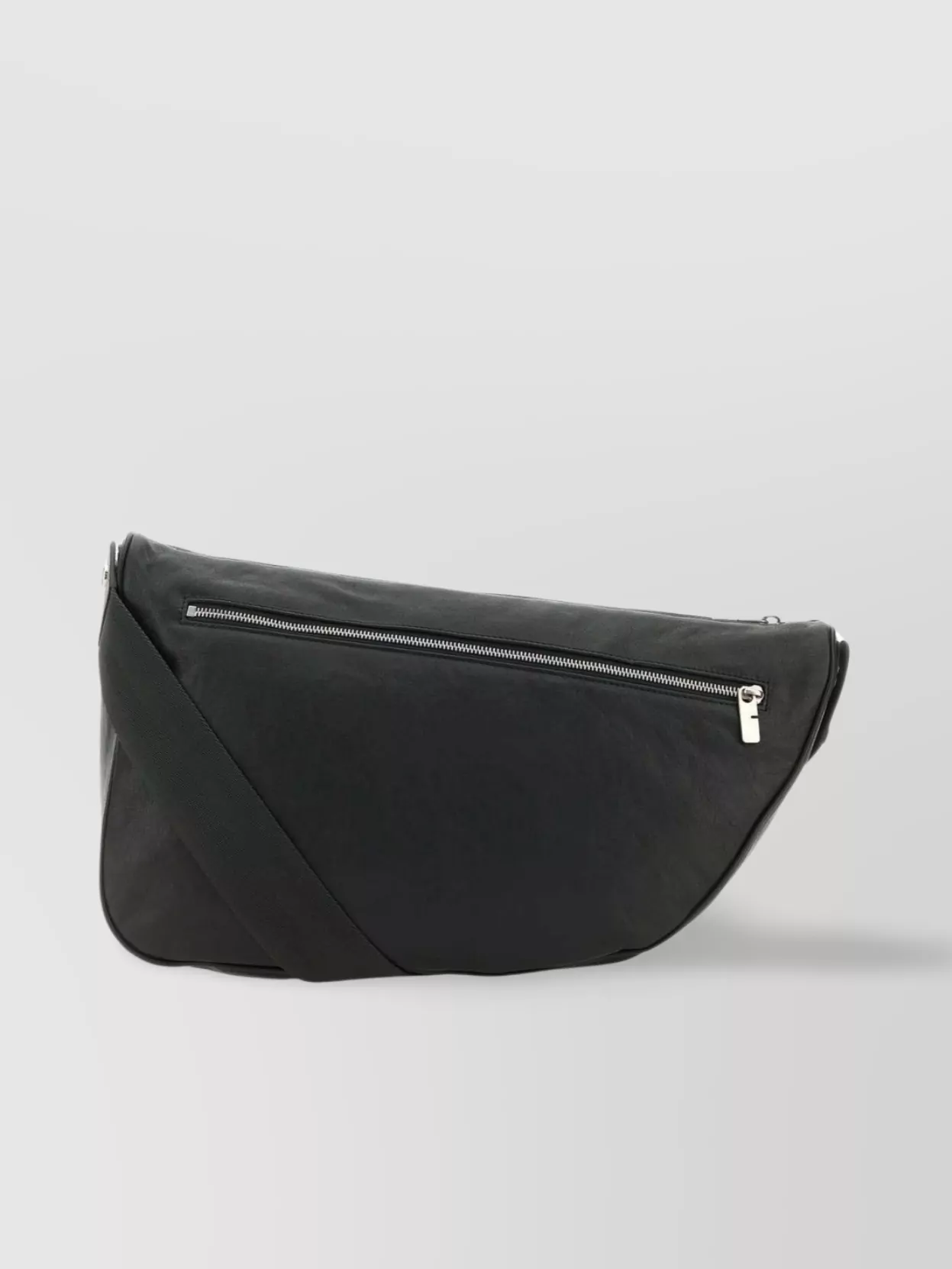 Shop Burberry Slate Leather Shield Crossbody Bag