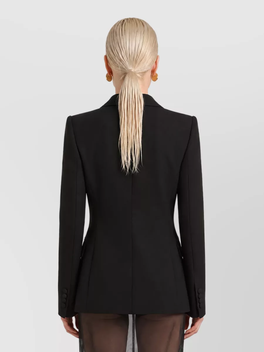 Dolce&Gabbana Virgin Wool Double-Breasted Suit Jacket