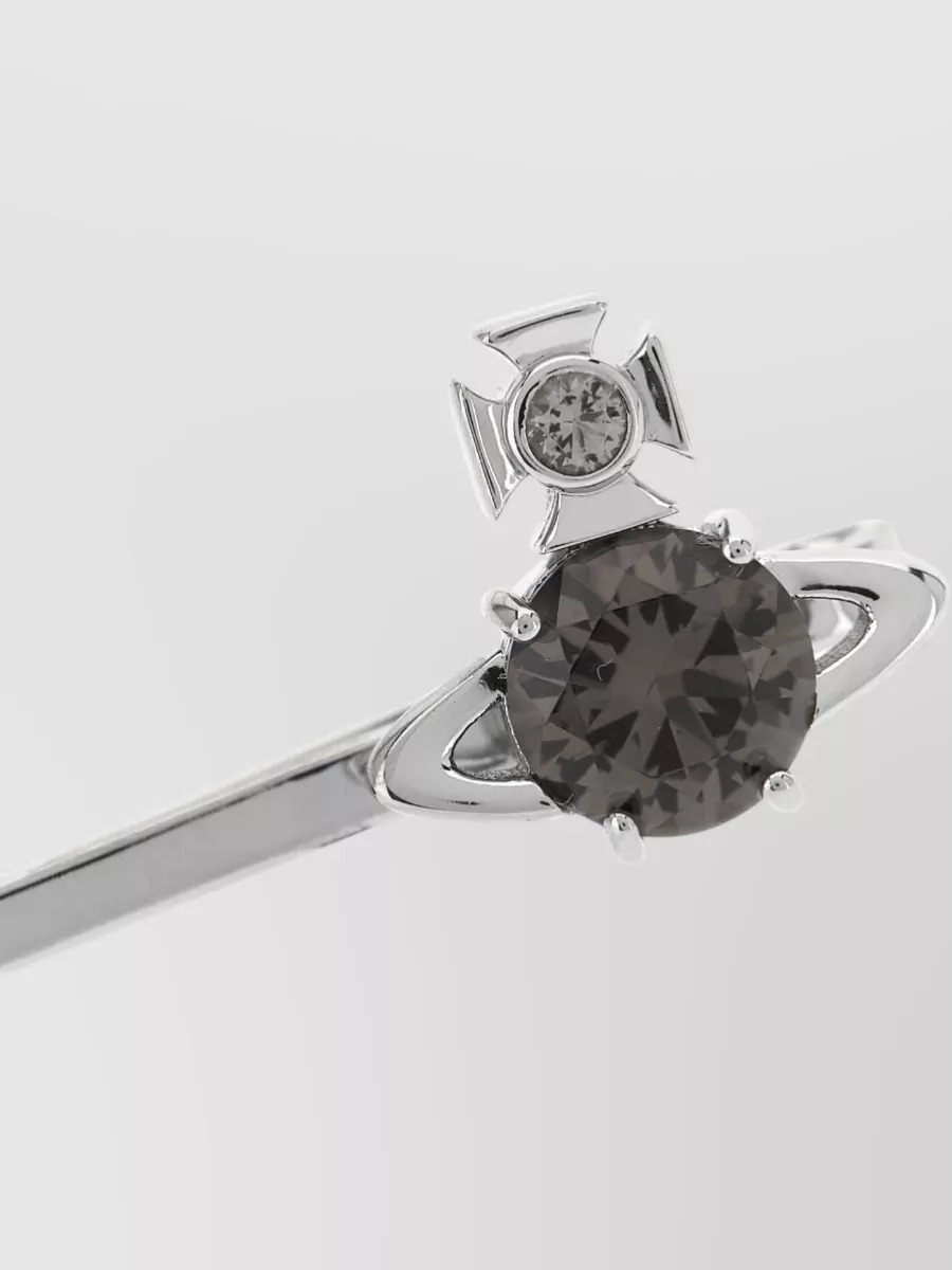 Vivienne Westwood Joaquina Hair Pins Metallic Stones Detail