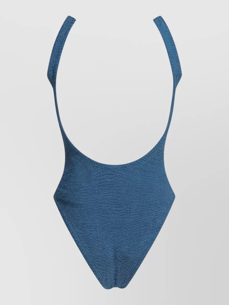 Hunza G Square-Neck One-Piece Swimsuit