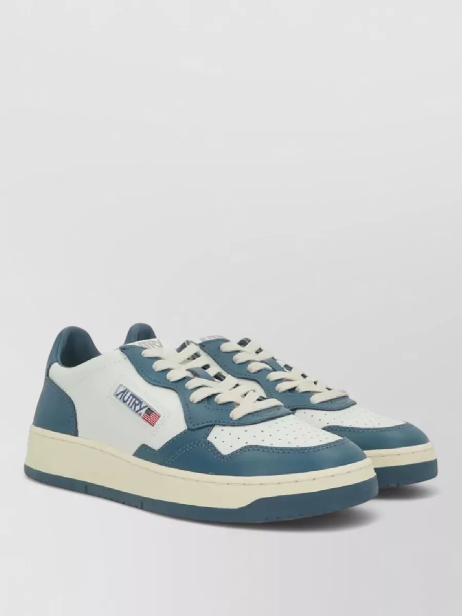 Autry leather low-top lace-up sneakers