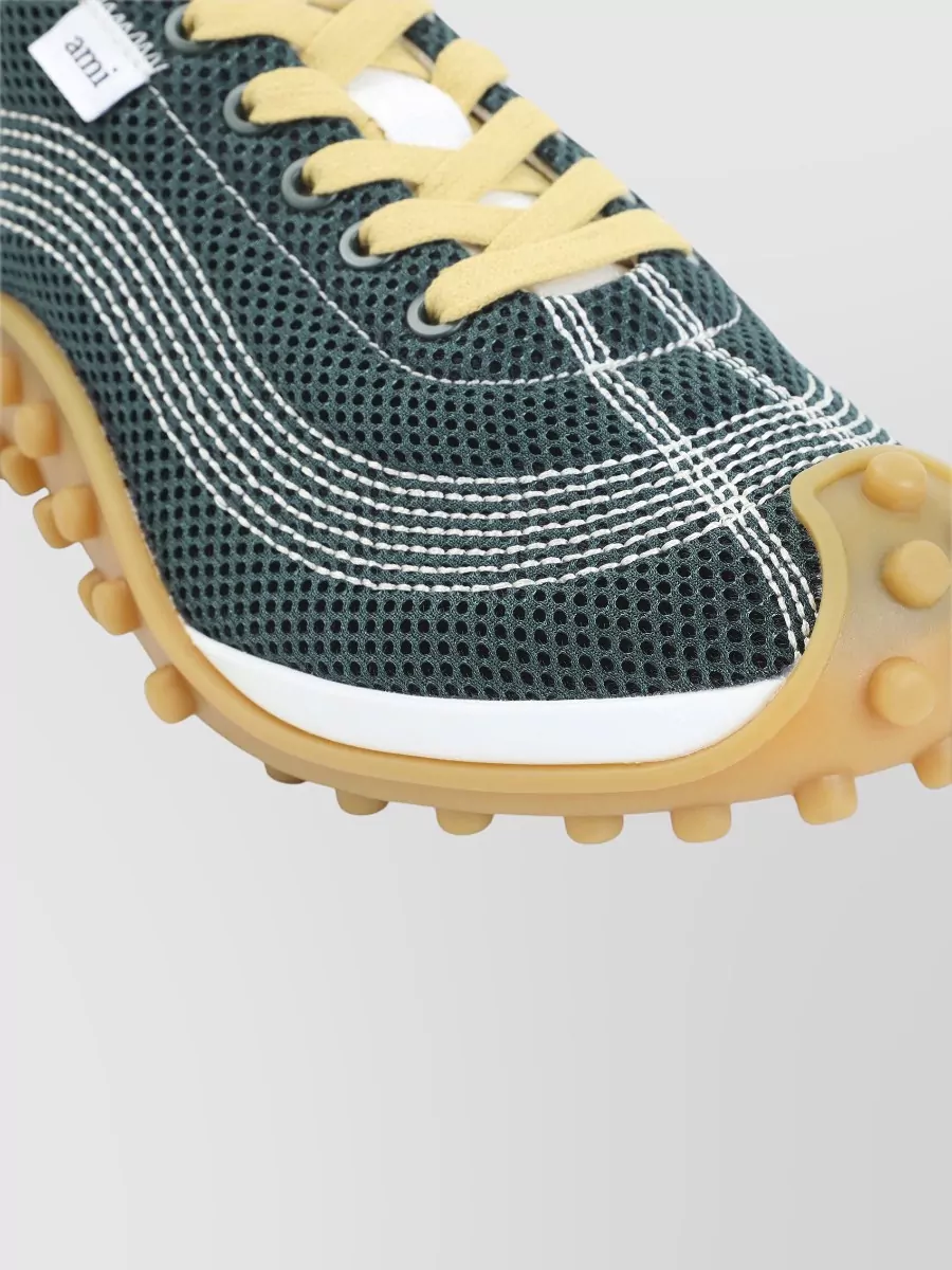 Ami Paris Polyester Running Sneakers