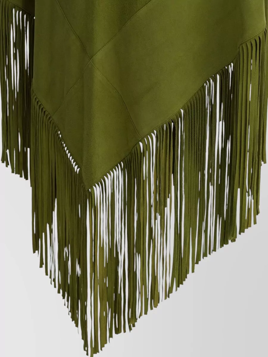 Furling By Giani Suede Asymmetric Skirt